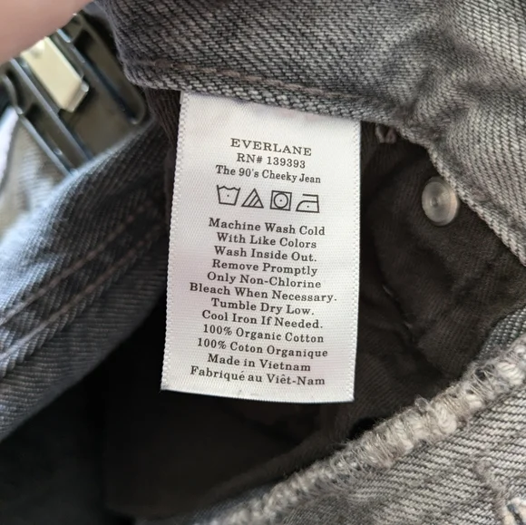 Everlane 90s Cheeky Crop Jean Sz 25 - Picture 8 of 11